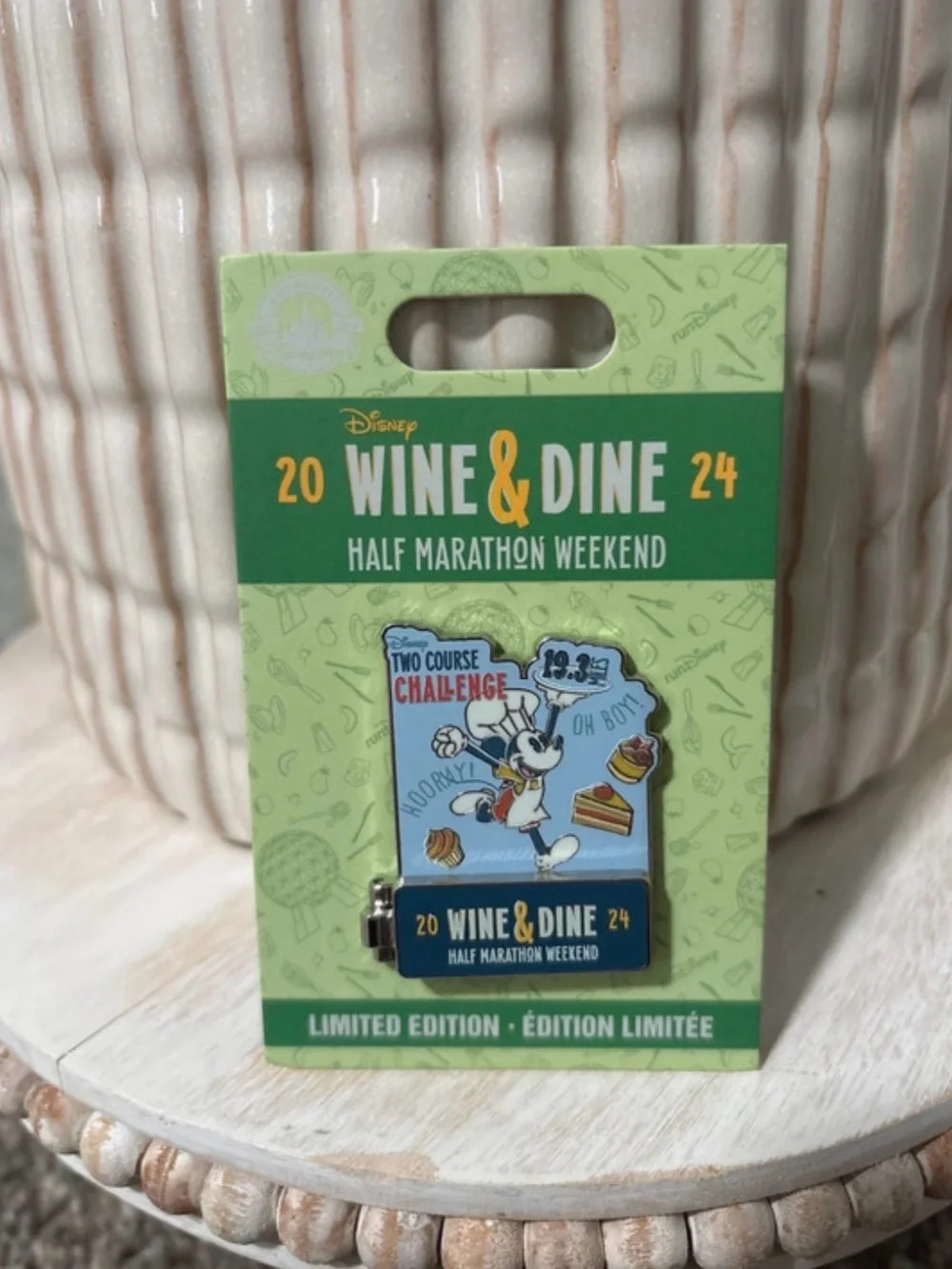 Disney Wine & Dine 2024 Half Marathon Limited Edition Pin